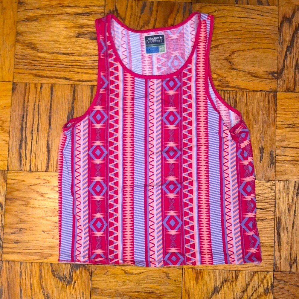 Pattern tank top
